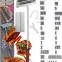 Branding Iron for Wood, Branding Irons Personalized with Changeable Letters for Grilling, for Branding Steaks, Burgers, Chicken, Meat, Reusable