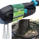 2025 Flat Soaker Hose 10 ft with Stakes for Garden, 10ft Linkable Drip Hose Diy Garden Irrigation System Saving 80% Water, Dual-layer Leak-free Design Water Hose with Holes