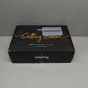 SMIRLY Wooden Cutting Boards For Kitchen Meal Prep & Serving - Bamboo Cutting Board Set with Holder, Charcuterie & Chopping Board, Wood Cutting Board Set, Kitchen Gadgets