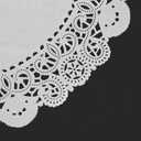 AmerCareRoyal 6“ Disposable Paper Lace Doilies, White, Case of 10,000