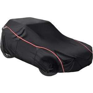 StarknightMT Slingshot Cover with Roof Waterproof Full Cover Compatible with Polaris Slingshot 2019 2020 2021 2022 2023 2024 Air Vents Reflective Strips All Weather Protection Covers Accessories