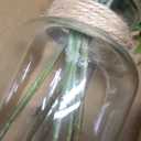 Zheart Fake Eucalyptus Stems in Glass Vase with Faux Water,14" Artificial Plants Eucalyptus Leaves for Shelf Desk Bathroom Farmhouse Room Coffee Table Home Decor (Sage Green)