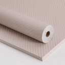 Haimin Fabric Wallpaper Textured Contact Paper (24in X 393in) Grasscloth Wallpaper Peel and Stick Faux Linen Wall Paper Waterproof Vinyl Self Adhesive (Light Brown-1)