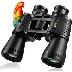 LUXUN Binoculars for Adults High Powered,20x50 Binoculars with BAK4 Prism FMC Lens, Waterproof Telescope for Bird Watching, Hunting, Football Games, Travel and Cruise with Carrying Bag and Strap