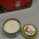 MTLEE 24 Pcs Christmas Scented Candles Set Vintage Christmas Candles with Festive Fragrance for Xmas Holiday Party Rustic Home Decor Stocking Stuffer Gifts for Women Men Coworkers Friend(Santa)