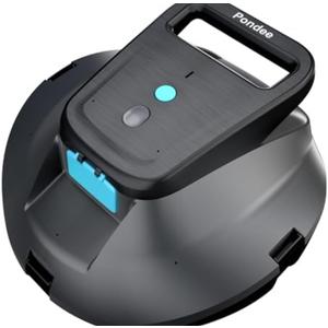 Pondee X1 Robotic Pool Vacuum, Cordless Pool Cleaner with 120 Mins Runtime, Auto-Parking, 2.5h Fast Charging, Ideal for Above Ground and Flat-Bottom Inground Pools up to 850 sq.ft