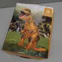 Halloween Inflatable Dinosaur Costume Adult Fancy Dinosaur Suit Blow up Trex Costume Full Body Dino Costume For Halloween Cosplay Party(brown)