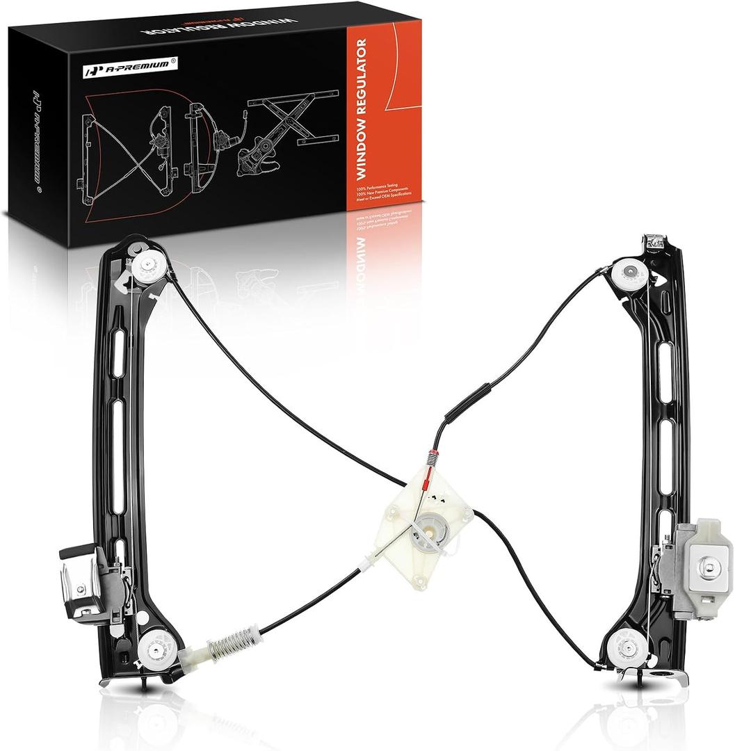 A-Premium Front Left Driver Side Power Electric Window Regulator Without Motor Compatible with Volkswagen Beetle 2013-2019, Convertible Only