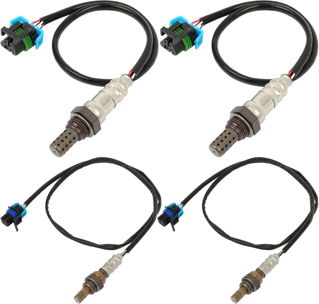 Oxygen O2 Sensor Replacement for Yukon XL 1500 5.3L 4Door 2006 for Yukon 5.3L 4Door 2006 AZHZ Upstream and Downstream Heated Oxygen Sensor Replace SG1066 SG277 (234-4337)