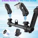 VR Gun Stock for Meta Quest 2, Compatible with VR Meta Quest 3/Quest 3S, Magnetic Gunstock Rifle Adapter with Shoulder Strap