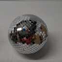 Alytimes Mirror Disco Ball - 8-Inch Cool and Fun Silver Hanging Party Disco Ball Big Party Decorations, Party Design