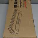 Bonsenkitchen Vacuum Sealer Machine | Compact Food Sealer for Kitchen Storage & Meal Prep | Multiple Modes | External Vacuum System | 5 Bags, Black