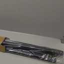 GeilSpace 1"  36" Pre-Cut Black Metal Pipe, Industrial Steel Fits Standard One Inch Black Threaded Pipes and Fittings - Vintage DIY Industrial Shelving (1"  36")