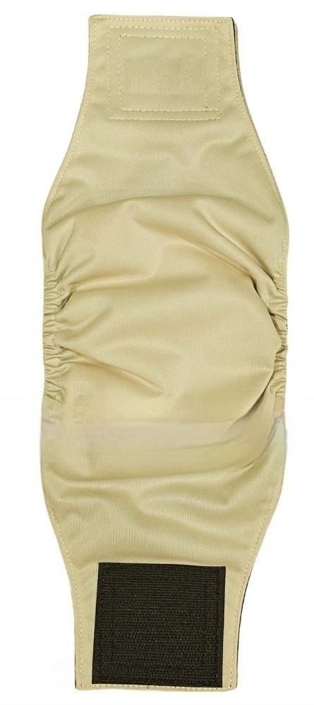 Frosty Cream Dog Belly Band, XL Male Dog Diaper - Made in USA