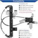 748-228 Rear Left Driver Side Power Window Lift Regulator with Motor Compatible with Chevrolet Tahoe, GMC Yukon, Cadillac Escalade 2000-2006