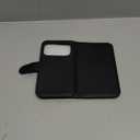 TUCCH Wallet Case for iPhone 17 Pro (6.3") 2025, RFID Blocking 4 Card Holders | Kickstand | Shockproof TPU Shell | PU Leather | Magnetic Closure | Protective Flip Folio Cover | Black