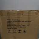 3-in-1 Sun Tanning Chair with Face Holes, Breathable Chaise Lounge Chair Outdoor, 5-Position Recliner, Lay Flat, Folding Side Table, Removable Pillow, Max 330lbs, Beach, Patio, Camping, Blue