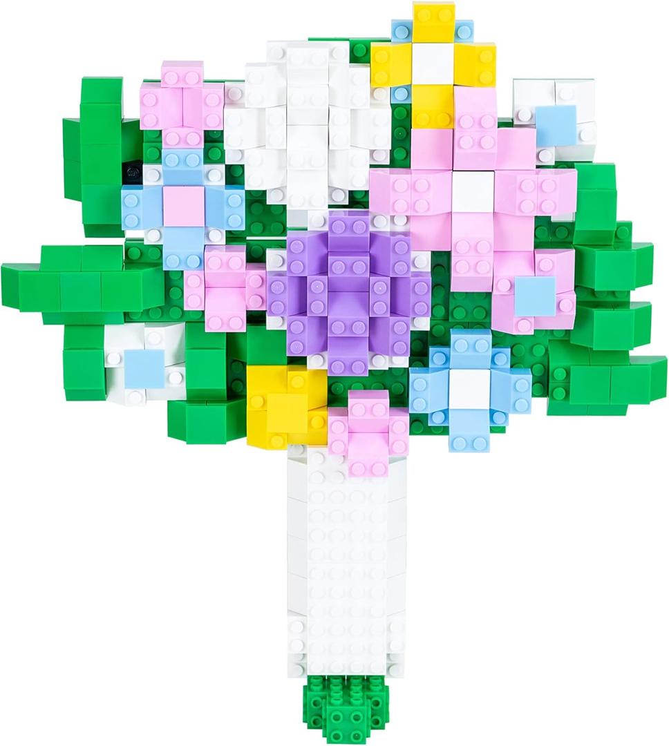 Strictly Briks Compatible with Lego | Classic Wedding - Bouquet - 372 Briks | Compatible with All Major Brands