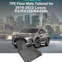 Floor Mats & Trunk Liner for Lexus RX RX350/RX450h 2016-2022 (Not for RXL) - Custom Fit TPE All Weather Car Accessories