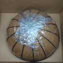 ZeeDix 2 Pack 14 Inch Metal Hanging Baskets for Plants Outdoor, Wire Round Planters with Coco Coir Liner, Hanging Flower Baskets for Home Garden Porch Balcony Railings Decor