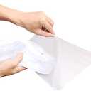 Rain Boot ShoeCover Waterproof Transparent XL (Black, XXXL)