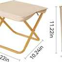 Outdoor Folding Stool Lightweight Foldable Chairs for Outside Waterproof Camping Stool Portable Seating Durable Comfortable Breathable Easy to Carry Perfect for Queuing Hiking and Picnics