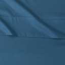 Amazon Basics Lightweight Breathable Super Soft Microfiber 4-Piece Bed Sheet Set with 14-Inch Deep Pockets, Wrinkle Resistant, Queen, Dark Teal, Solid
