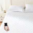 Heated Mattress Pad Twin - Bed Warmer with Memory & Preheat Functions, 2-10 Hour Auto Off & 9 Heat Settings, Single Controller, Fast Heating, Deep Pocket, Electric Mattress Pad Twin 39"x75"