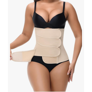 SHAPSHE Waist Trainer for Women Postpartum Recovery Wrap Waist Cincher Corset Shapewear Belly Band L