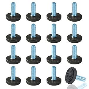 WAFJAMF M6 Adjustable Furniture Levelers Table Feet Screw in Threaded, Screw on Chair Foot Glides Leveling for Tables, Chairs, Furniture Legs-8 Pcs WAFJAMF M6 Adjustable Furniture Levelers Table Feet Screw in Threaded, Screw on Chair Foot Glides Leveling for Tables, Chairs, Furniture Legs-8 Pcs