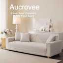 Soft Waterproof Chenille Cover Washable, Non Slip Sectional Sofa Covers for 3 Cushion Couch Sofa L Sharped Sofa Slipcover for Pets, Furniture Protector (1 PCS 36"x94" Coffee)