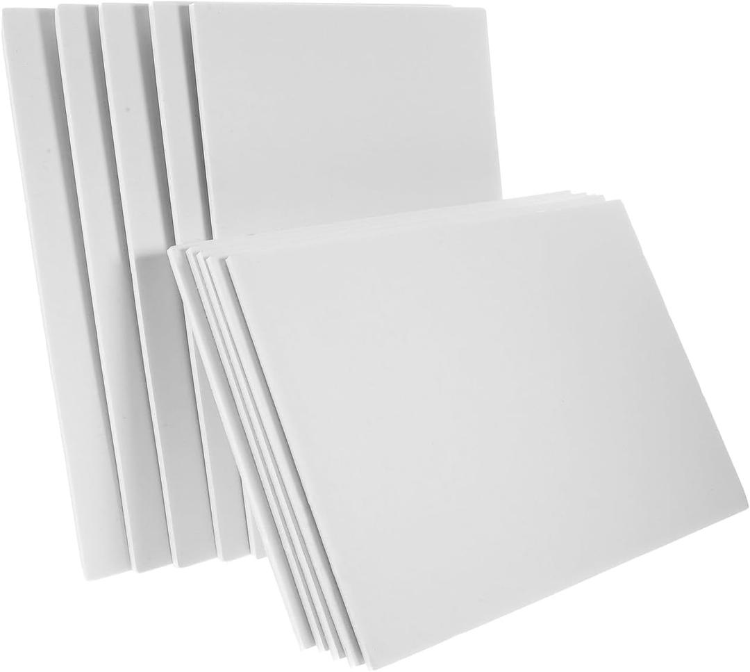 SECFOU 10Pcs Blank Foam Board Large 20x30 Inch White Foam Board for Art Projects DIY Crafts Signage and Background Display