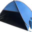Fixable Small Pop Up Beach Tent Included Two Sand Bags,Mini Head Beach Tent Sun Shelter,Instant Dog Beach Shade for Puppy or Other Small Pets