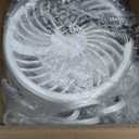 MAGIC JOHN 2 in 1 Heater Fan Combo, Space Heater 800W, Desk Heaters for Indoor Use, 2 Wind Speeds Negative Ion Air Purification, Portable Cooling Desk Fan, Quiet Heater for Office, Bedroom, White