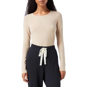 Amazon Essentials Women's Regular-Fit Long-Sleeve Crewneck T-Shirt  (Small)