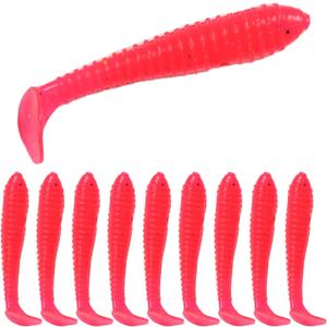 Soft Plastic Swimbaits 10pcs 3", Paddle Tail for Bass Fishing Lures