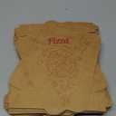 36 Pcs Pizza Slice Boxes Disposable Individual Pizza Slice Tray 9.65 x 7.28 x 1.77 in Single Container Holder for Birthday Wedding Party Supplies (Kraft)