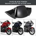Vivid Black Fairing Air Duct, Air Duct Baffle and Actuator Assembly Kit Compatible with Harley Davidson Road Glide 2015-2023