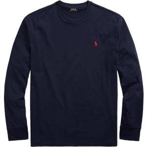 POLO RALPH LAUREN Mens Classic Fit Logo Jersey Long Sleeve T-Shirt (Medium)