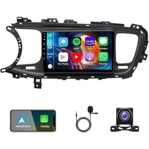 Car Radio Upgrade for KIA Optima K5 2011-2015 - Wireless Carplay and Android Auto 9 Inch Android 13 Touchscreen Stereo Radio with GPS Navigation HiFi WiFi AHD Backup Camera EQ Setting FM Radio 2+32GB (free size)