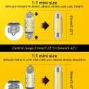 AUXITO DE3175 6418 LED Bulbs 3175 6411 Bulb White 6500K 4014 Chipsets 31mm 36mm Festoon Bulb Bright LED Replace for Car Interior Dome Courtesy Door Map Trunk License Plate Light Parking Light, 6 Pack
