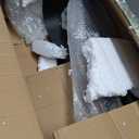 New Star Foodservice 1028898 Freestanding Adjustable Floor Stand for Hand Sanitizer Dispenser with Drip Tray and Weighted Base, Customizable, Black, Round Base