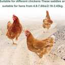 Gosknor 3pcs Chicken Saddle for Hens, Comfortable Hen Aprons Chicken Back & Side Protector Outdoor Poultry Feather Protector Accessories (Green, Black, Khaki)
