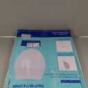 Hibbent Premium Elongated Toilet Seat, with Quiet and Slow Close Seat and Cover, One-Click to Quick Release, Easy Installation Non-Slip Seat Bumpers, White Color