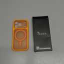 TOCOL for iPhone 17 Pro Case, Compatible with Magsafe Charger, Full Camera Protection, Translucent Matte Phone Case for 17 Pro 6.3 inch (Orange)