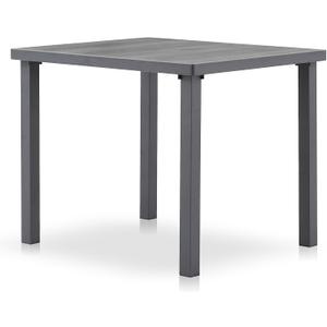 Outdoor Anti-Corrosion Dining Table,Dark Gray 1 Pc