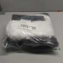 Liitrsh Christmas Santa Claus Boots Men's Wide Calf Santa Combat Boots with White Plush Cuffs Foot Bells Buckle Strap for Halloween Christmas Costume (12-13, Black)