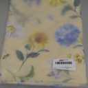 Spring Floral Tablecloth Waterproof Yellow Table Cover with Sunflowers, Hydrangeas & Daisies Waterproof Fabric Table Cloth for Dining Room, Kitchen, Party & Outdoor Decor, W52 x L70 in