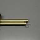 Umbra Cappa Curtain Rod, Includes 2 Matching Finials, Brackets & Hardware, 66 to 120-Inches, Gold