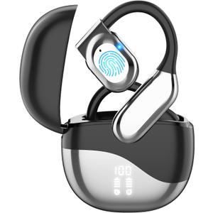 AI Language Translator Earbuds, OWS Real-Time 3-in-1 Translation Earbuds 144 Languages & Accents, Translation Device for Travel Business Learning, Black